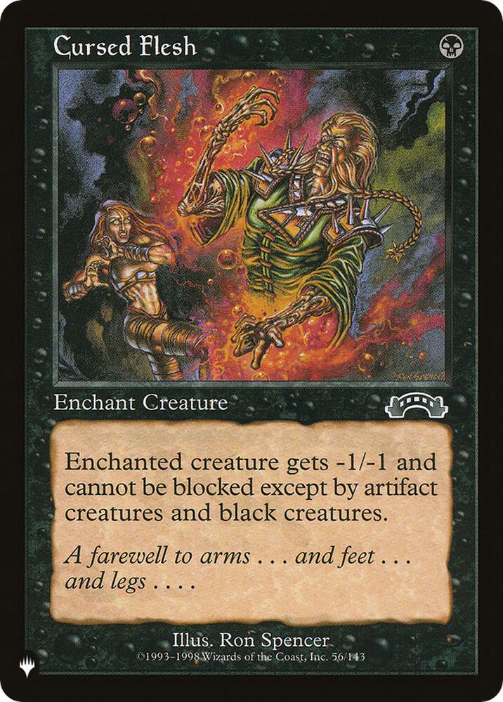 Cursed Flesh 56/143 (The List Reprints)  | Good Games Adelaide SA