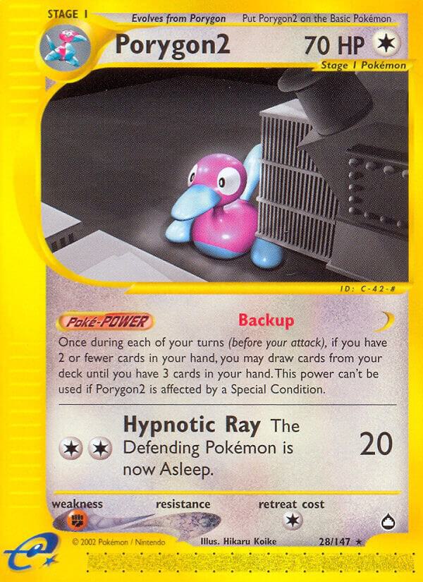 Porygon2 028/147 (Aquapolis)  | Good Games Adelaide SA