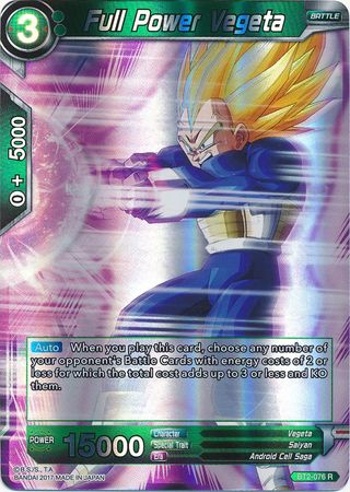 Full Power Vegeta [BT2-076] | Good Games Adelaide SA