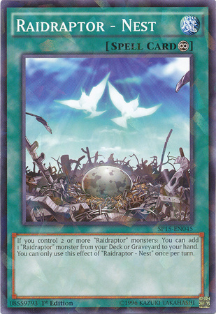 Raidraptor - Nest [SP15-EN045] Shatterfoil Rare | Good Games Adelaide SA