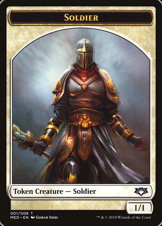 Soldier Token [Mythic Edition Tokens] | Good Games Adelaide SA