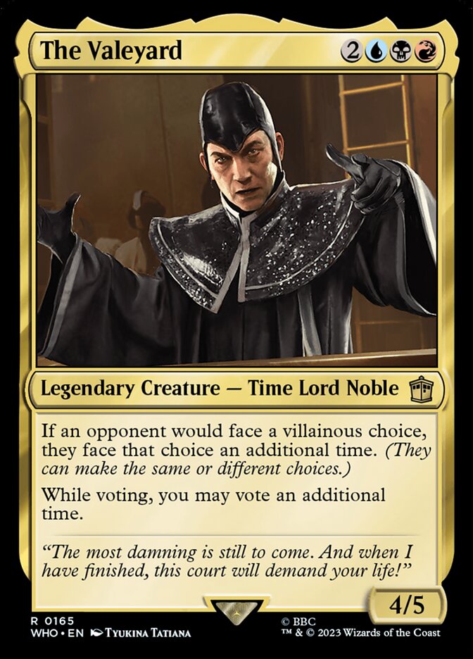 The Valeyard 165 (Universes Beyond: Doctor Who)  - Foil | Good Games Adelaide SA