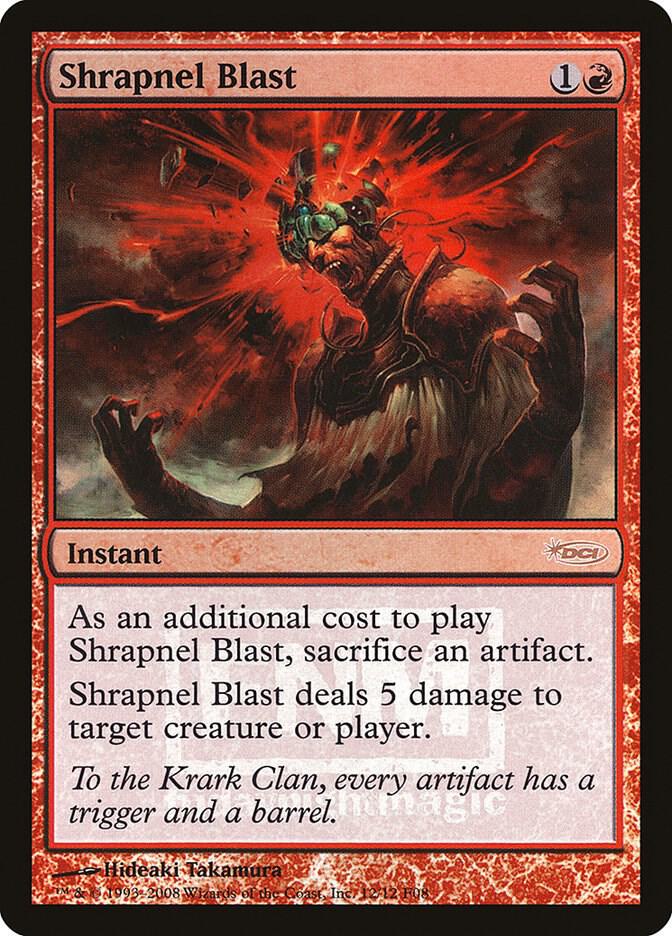 Shrapnel Blast 12 (FNM Promos)  - Foil | Good Games Adelaide SA