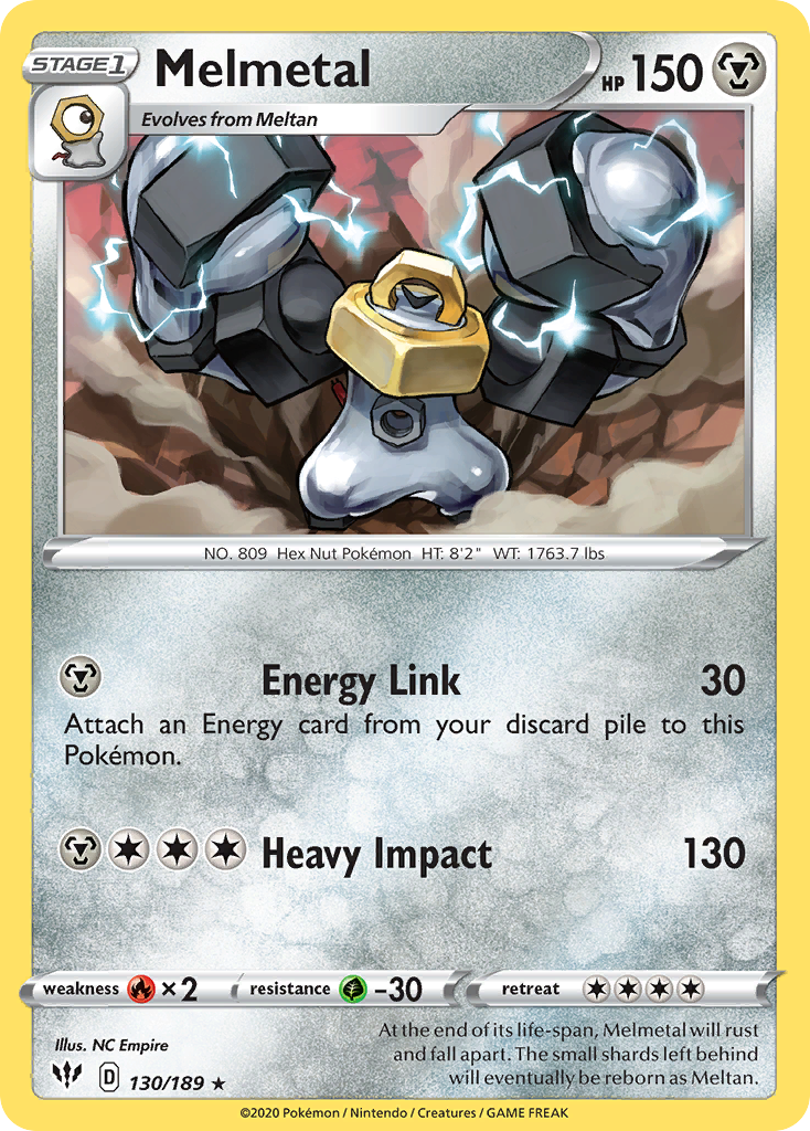 Melmetal (130/189) [Sword & Shield: Darkness Ablaze] | Good Games Adelaide SA