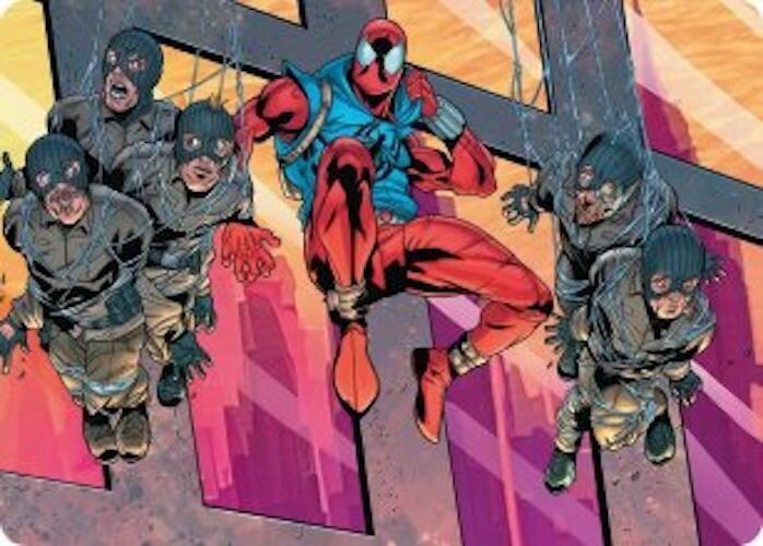 Scarlet Spider Ben Reilly Art Card 38 (Art Series: Marvel's Spider-Man)  | Good Games Adelaide SA