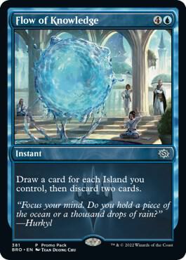 Flow of Knowledge 381 (Promo Pack: The Brothers' War)  - Foil | Good Games Adelaide SA