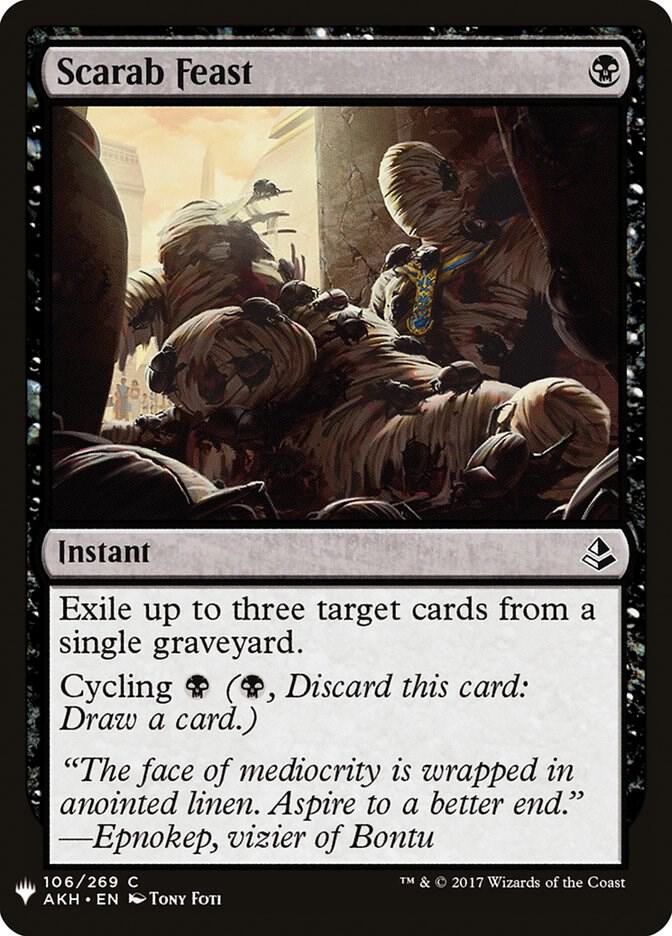 Scarab Feast 106 (The List Reprints)  | Good Games Adelaide SA