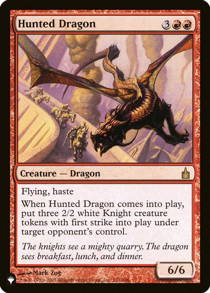 Hunted Dragon 131/306 (The List Reprints)  | Good Games Adelaide SA