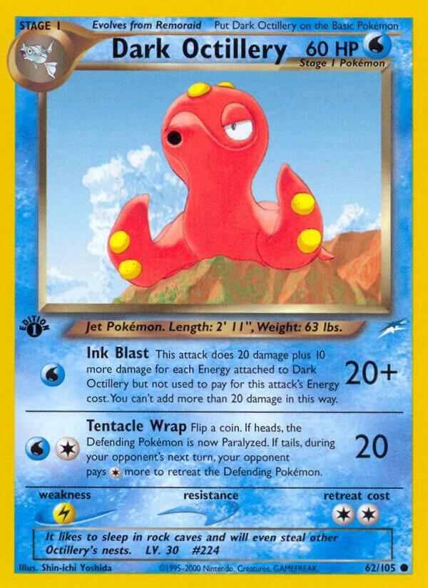 Dark Octillery 062/105 (Neo Destiny)  - 1st Edition | Good Games Adelaide SA