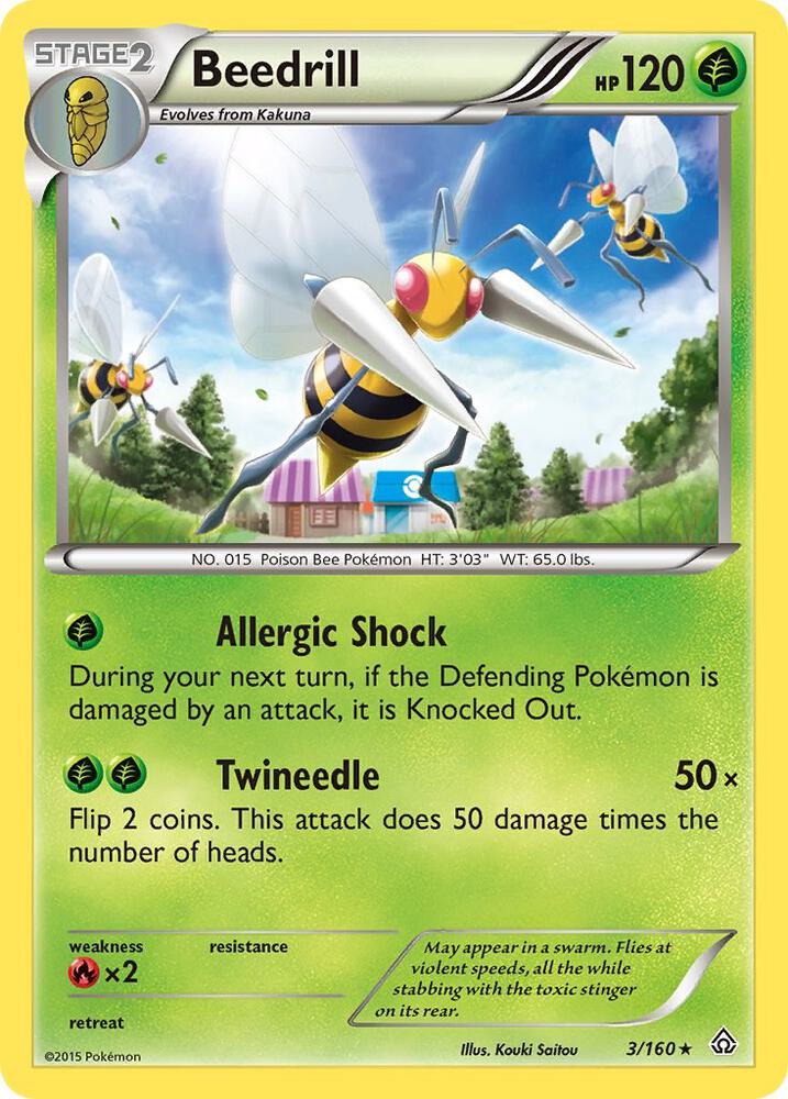 Beedrill 3/160 (XY - Primal Clash)  | Good Games Adelaide SA