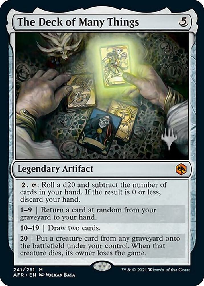 The Deck of Many Things 241 (Promo Pack: Adventures in the Forgotten Realms)  | Good Games Adelaide SA