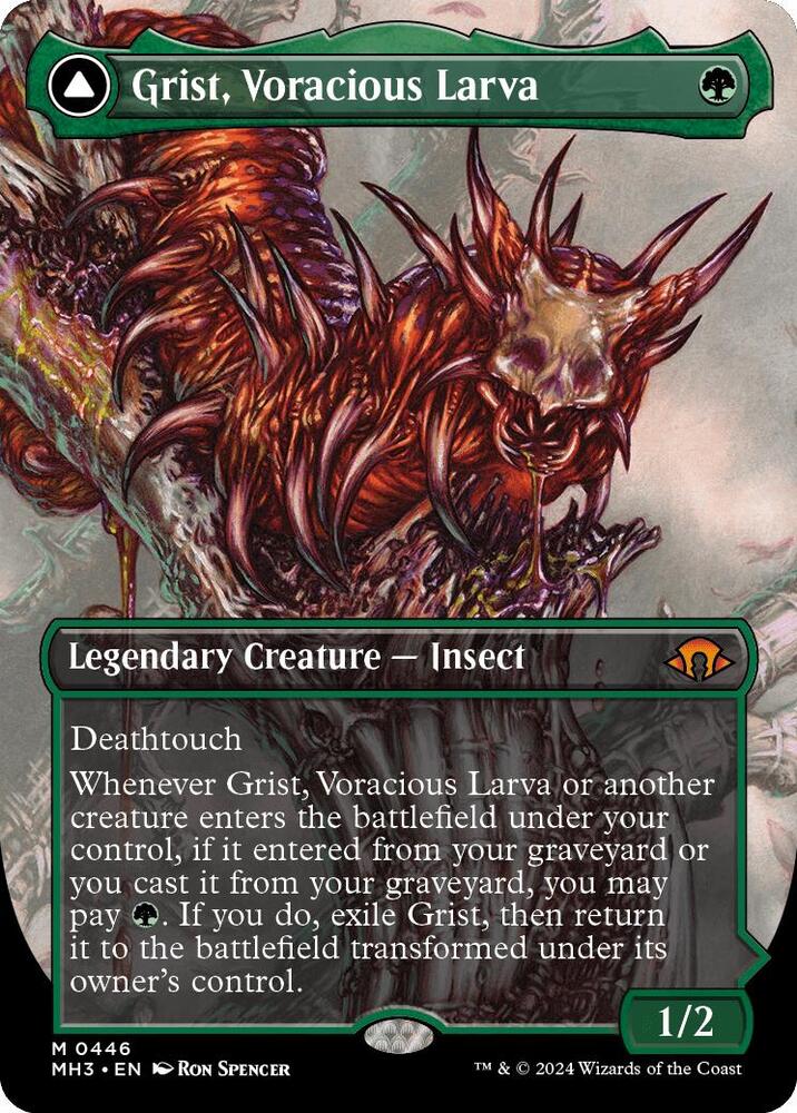 Grist, Voracious Larva // Grist, the Plague Swarm 446/319 (Modern Horizons 3)  - Borderless | Good Games Adelaide SA