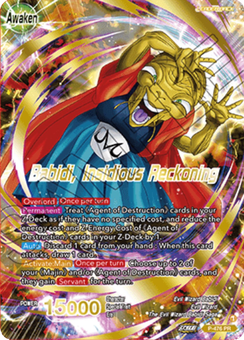 Babidi // Babidi, Insidious Reckoning (Gold-Stamped) (P-476) [Tournament Promotion Cards] | Good Games Adelaide SA