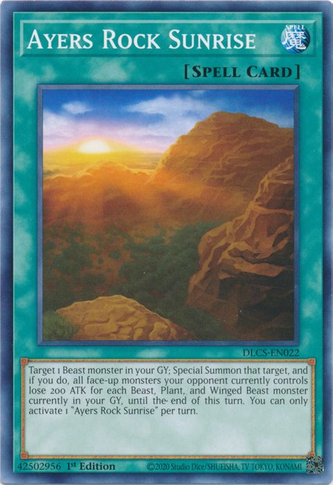 Ayers Rock Sunrise [DLCS-EN022] Common | Good Games Adelaide SA