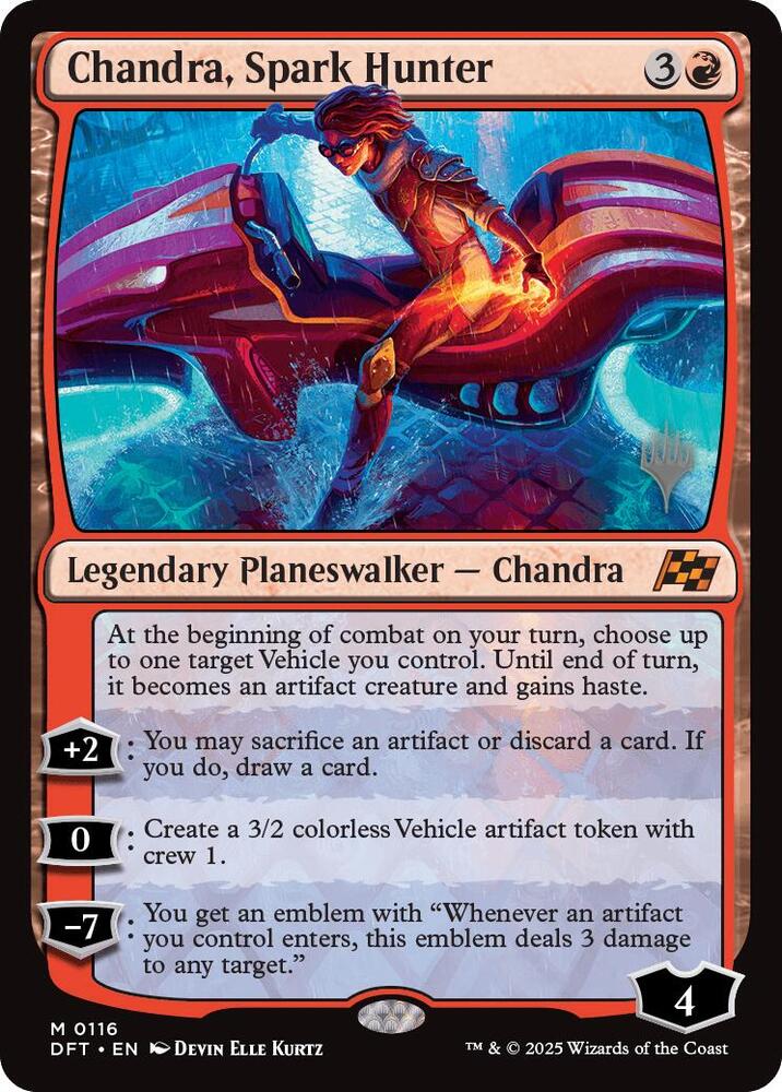 Chandra Spark Hunter 116 (Promo Pack: Aetherdrift)  | Good Games Adelaide SA