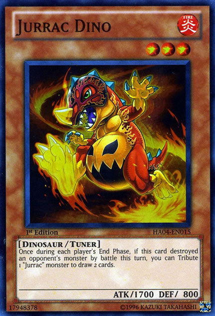 Jurrac Dino [HA04-EN015] Super Rare | Good Games Adelaide SA