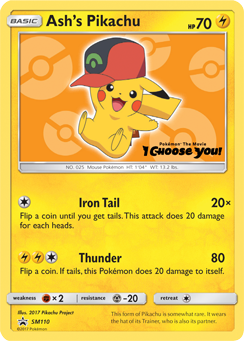 Ash's Pikachu (SM110) [Sun & Moon: Black Star Promos] | Good Games Adelaide SA