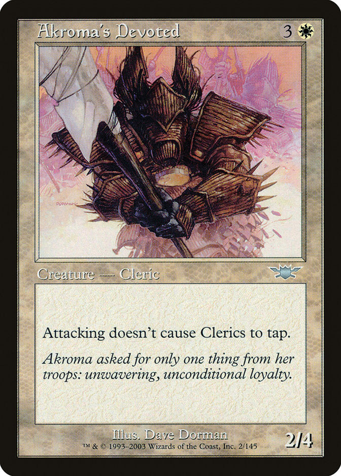 Akroma's Devoted 2 (Legions)  - Foil | Good Games Adelaide SA