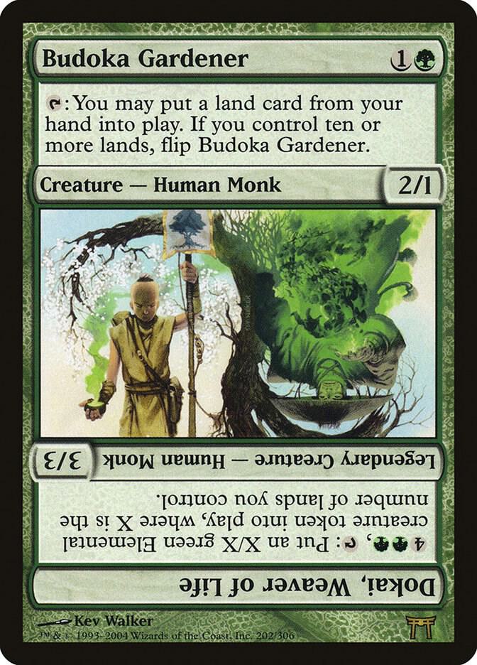 Budoka Gardener // Dokai, Weaver of Life 202 (Champions of Kamigawa)  - Foil | Good Games Adelaide SA