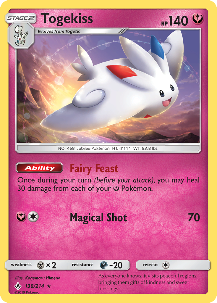 Togekiss (138/214) [Sun & Moon: Unbroken Bonds] | Good Games Adelaide SA