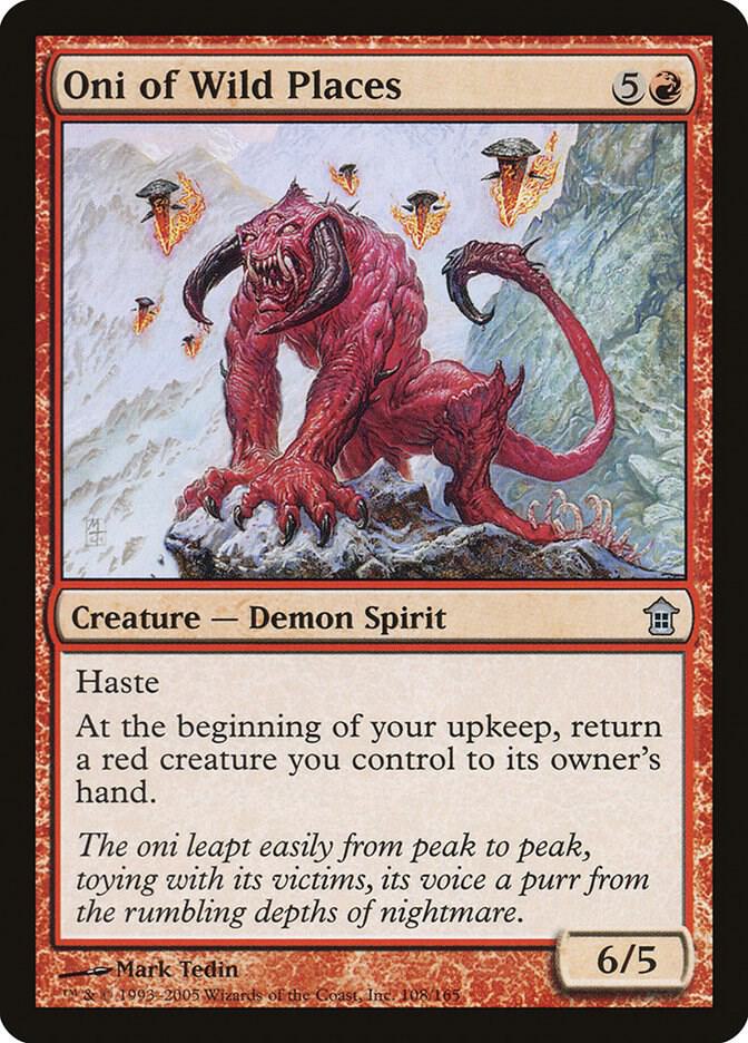 Oni of Wild Places 108 (Saviors of Kamigawa)  - Foil | Good Games Adelaide SA