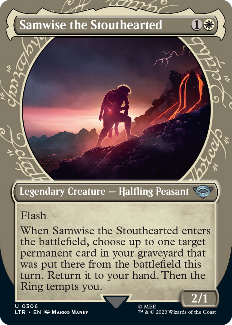 Samwise the Stouthearted (Showcase Ring Frame) (Borderless) [The Lord of the Rings: Tales of Middle-Earth] | Good Games Adelaide SA