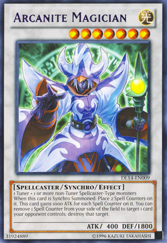 Arcanite Magician (Purple) [DL14-EN009] Rare | Good Games Adelaide SA
