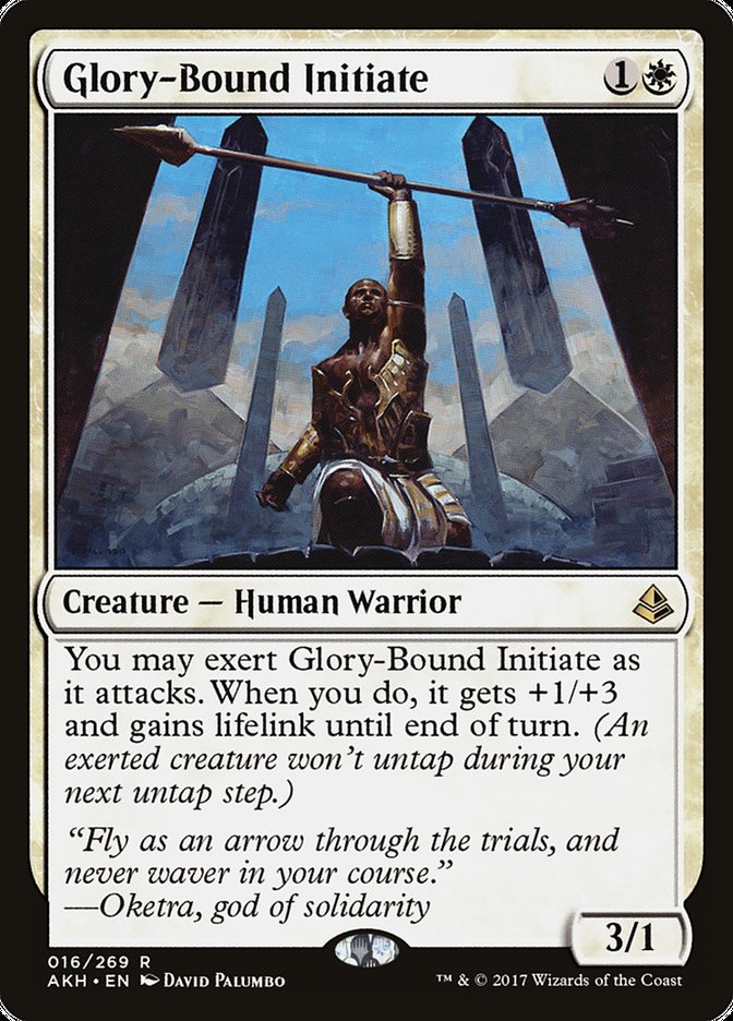 Glory-Bound Initiate 16 (Amonkhet)  - Foil | Good Games Adelaide SA
