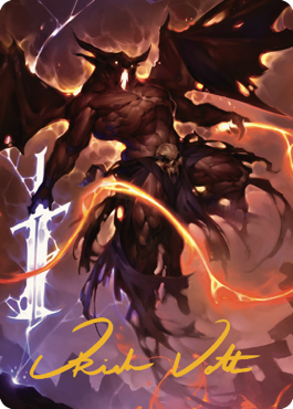 Balor Art Card (Gold-Stamped Signature) [Commander Legends: Battle for Baldur's Gate Art Series] | Good Games Adelaide SA