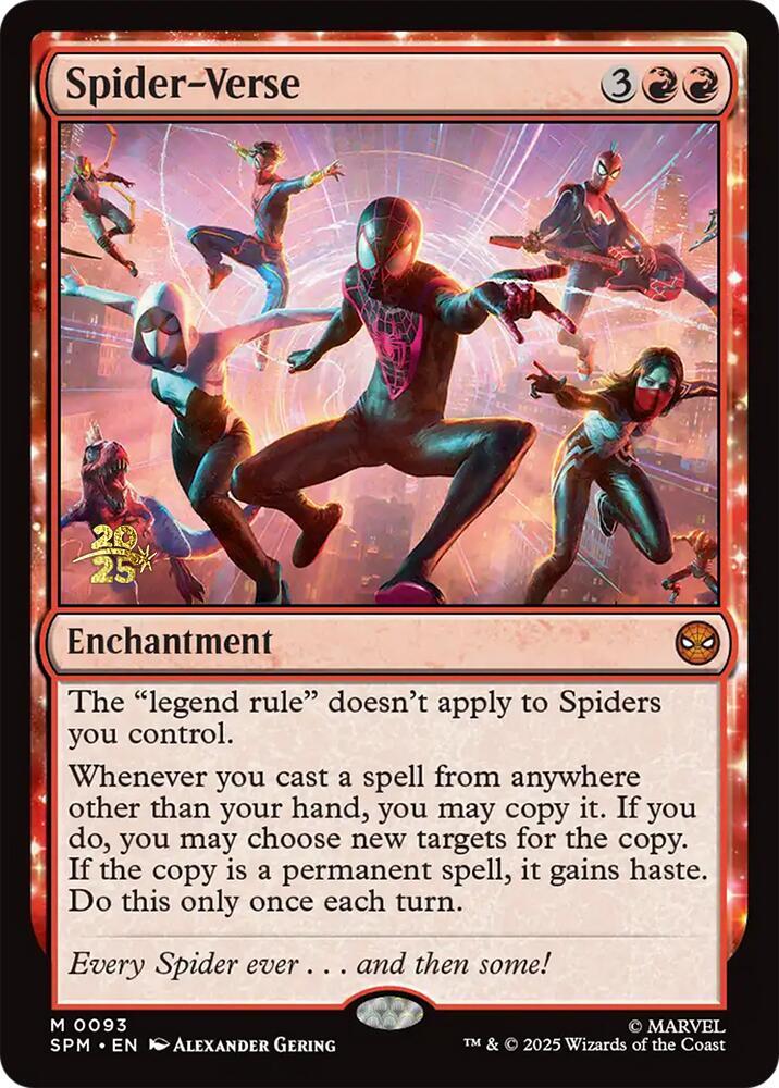 Spider Verse 93 (Prerelease Cards)  - Foil | Good Games Adelaide SA