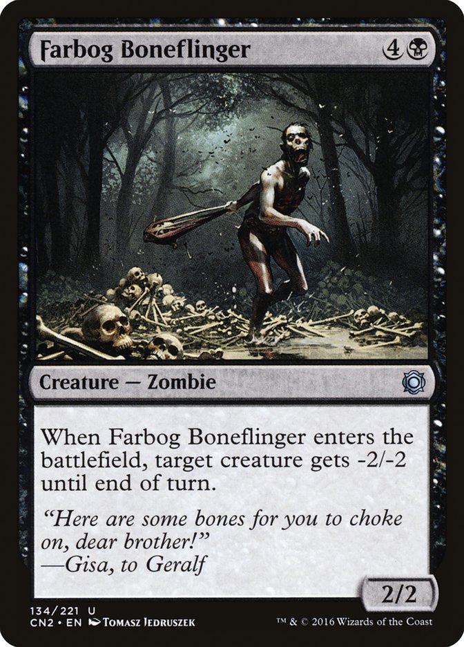 Farbog Boneflinger 134 (Conspiracy: Take the Crown)  - Foil | Good Games Adelaide SA