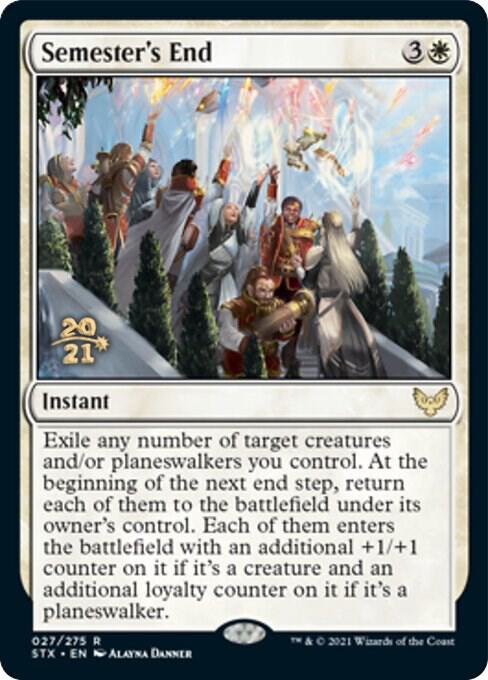 Semesters End 27 (Prerelease Cards)  - Foil | Good Games Adelaide SA