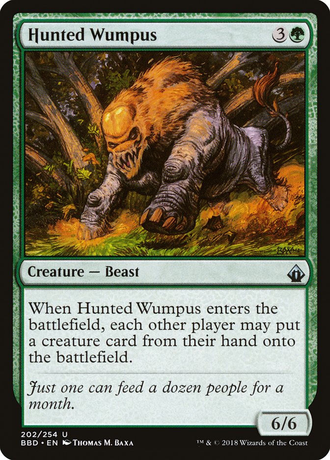 Hunted Wumpus 202 (Battlebond)  - Foil | Good Games Adelaide SA