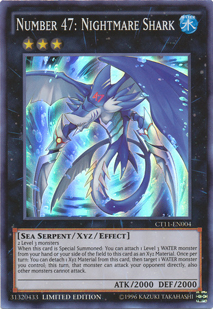 Number 47: Nightmare Shark [CT11-EN004] Super Rare | Good Games Adelaide SA