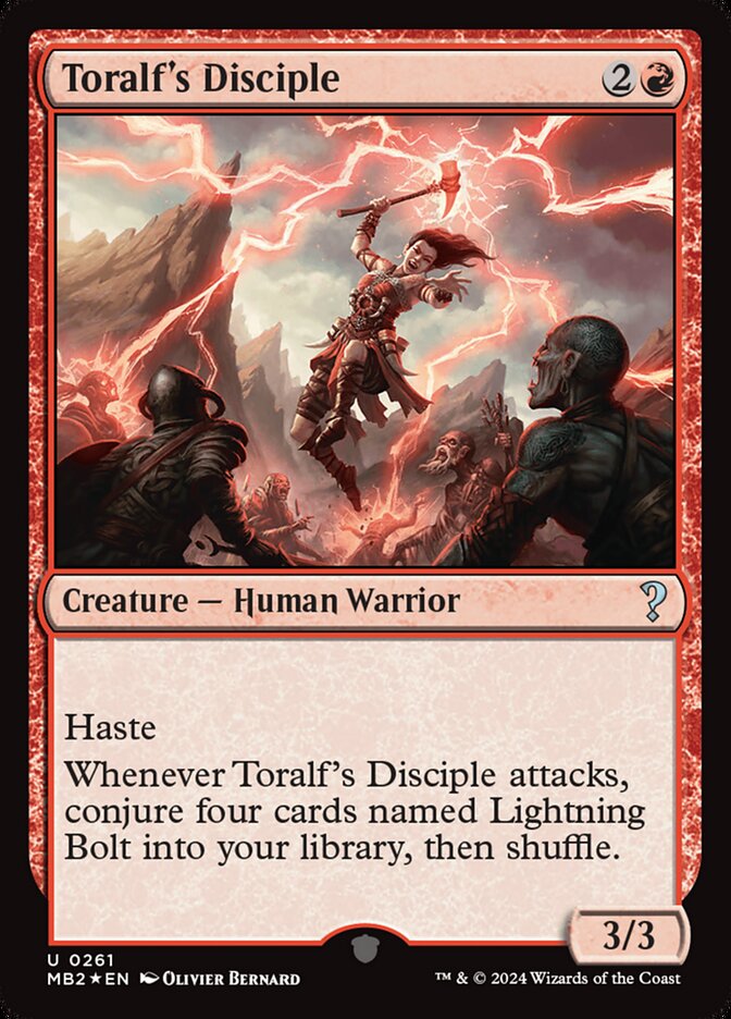 Toralf's Disciple 261 (Mystery Booster 2)  - Foil | Good Games Adelaide SA