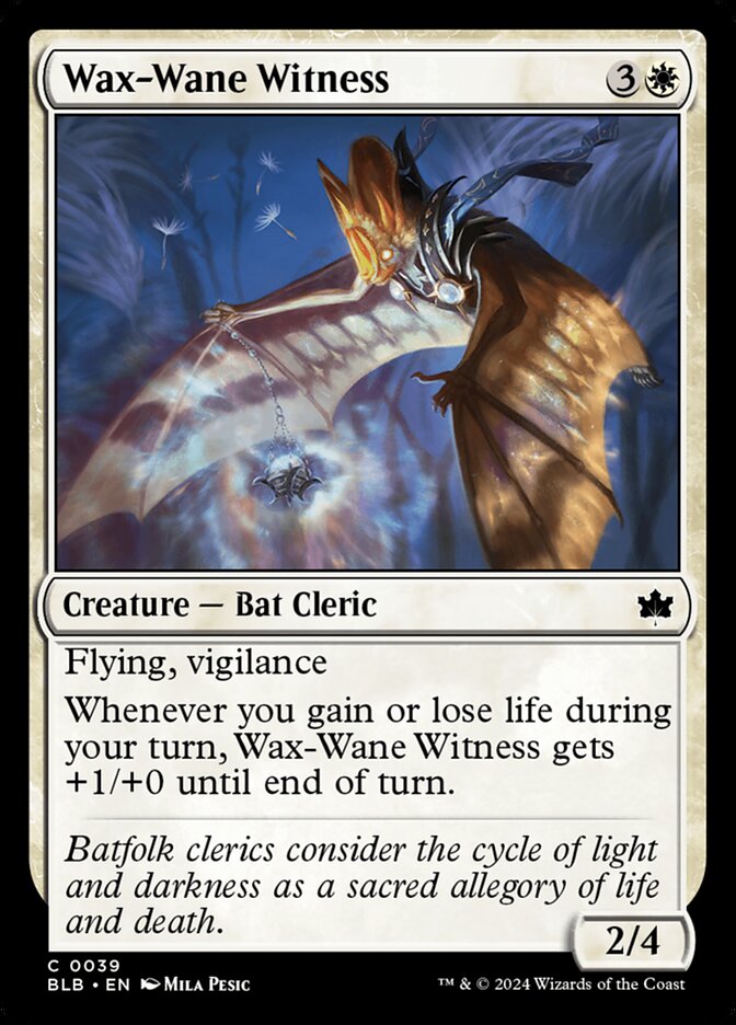 Wax-Wane Witness 39 (Bloomburrow)  - Foil | Good Games Adelaide SA