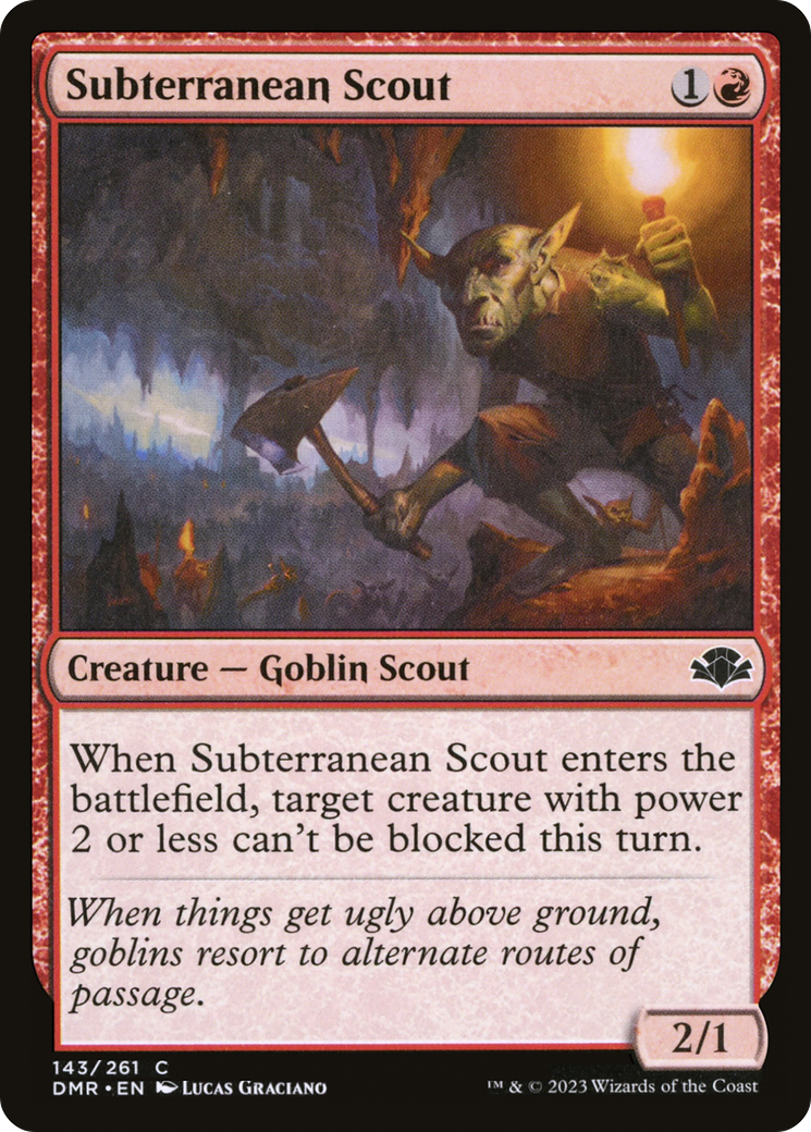 Subterranean Scout [Dominaria Remastered] | Good Games Adelaide SA