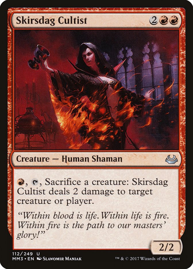 Skirsdag Cultist 112 (Modern Masters 2017)  - Foil | Good Games Adelaide SA