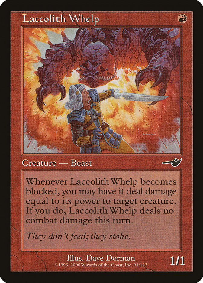 Laccolith Whelp 91 (Nemesis)  - Foil | Good Games Adelaide SA