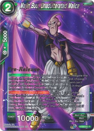 Majin Buu // Majin Buu, Unadulterated Might (BT14-062) [Cross Spirits Prerelease Promos] | Good Games Adelaide SA