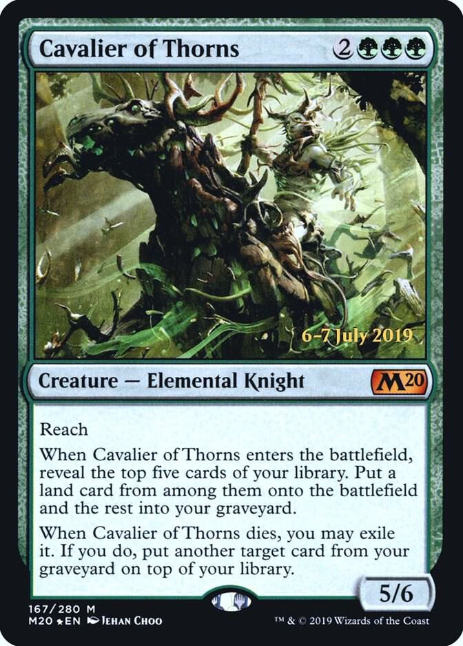 Cavalier of Thorns 167 (Prerelease Cards)  - Foil | Good Games Adelaide SA