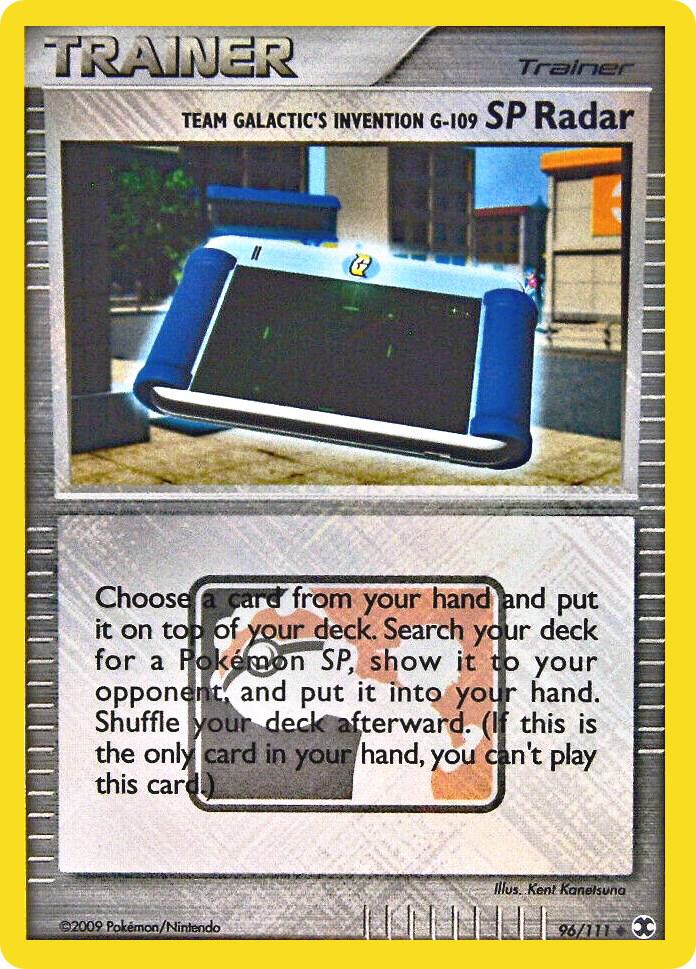 Team Galactics Invention G 109 SP Radar 96 111 League Promo 096/111 (League & Championship Cards)  - Reverse Holofoil | Good Games Adelaide SA