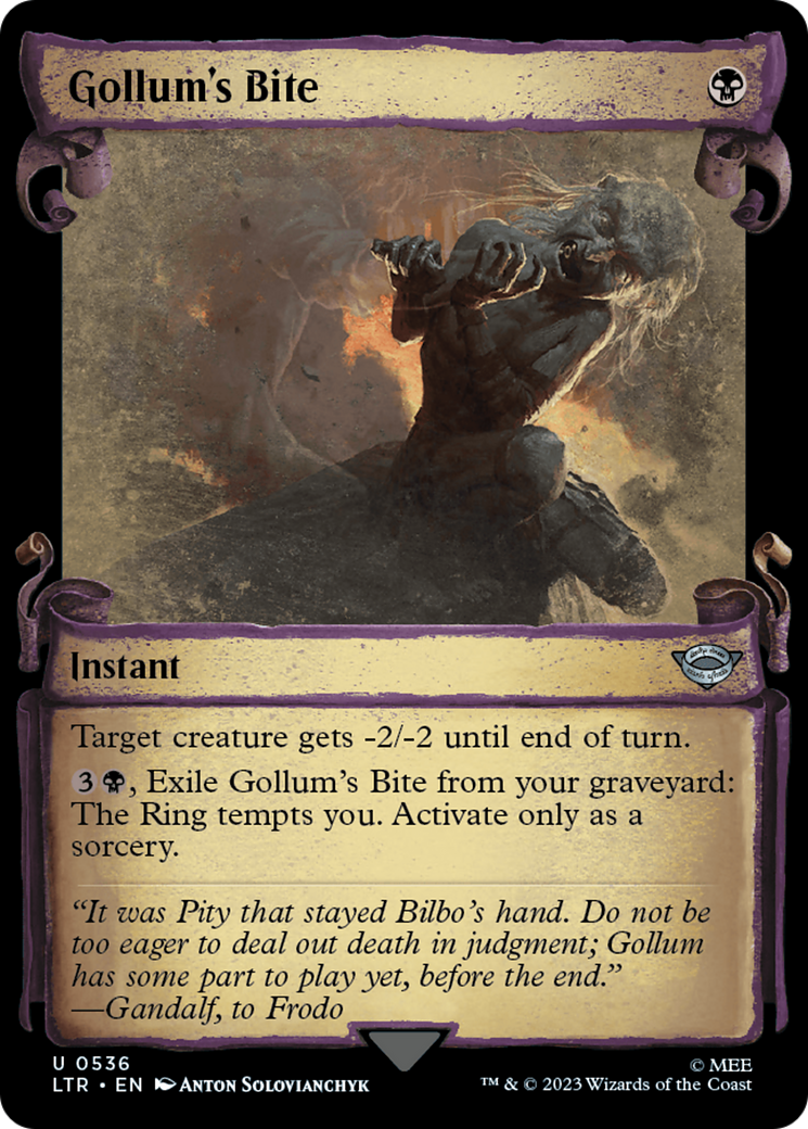Gollum's Bite [The Lord of the Rings: Tales of Middle-Earth Showcase Scrolls] | Good Games Adelaide SA