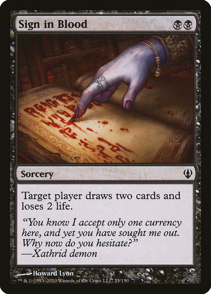 Sign in Blood [Archenemy] | Good Games Adelaide SA