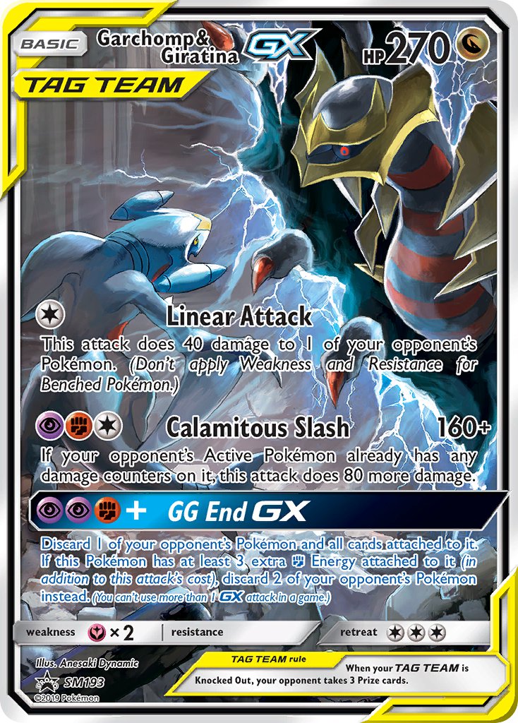 Garchomp & Giratina GX (SM193) [Sun & Moon: Black Star Promos] | Good Games Adelaide SA