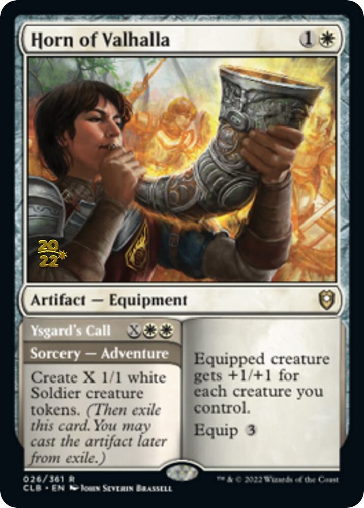 Horn of Valhalla 26 (Prerelease Cards)  - Foil | Good Games Adelaide SA