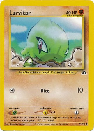 Larvitar (57/75) [Neo Discovery Unlimited] | Good Games Adelaide SA