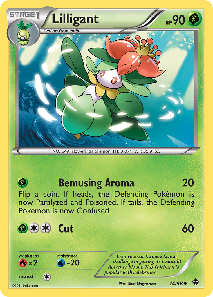 Lilligant (14/98) [Black & White: Emerging Powers] | Good Games Adelaide SA