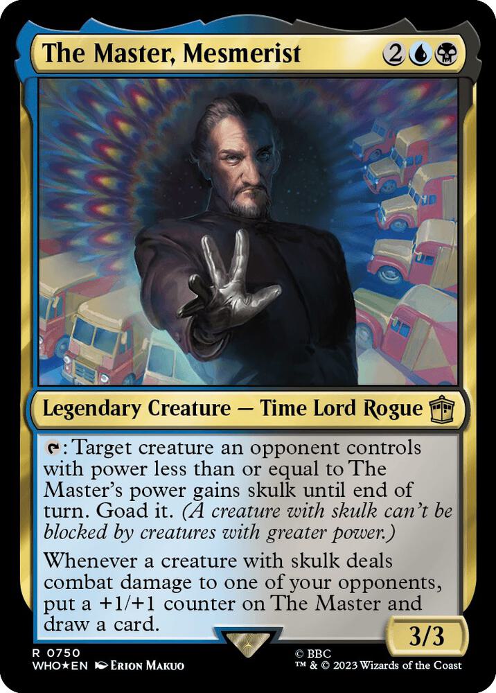 The Master, Mesmerist 750 (Universes Beyond: Doctor Who)  - Foil | Good Games Adelaide SA