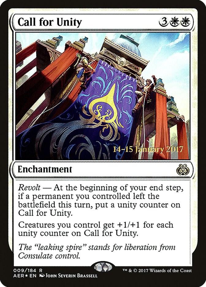 Call for Unity 9 (Prerelease Cards)  - Foil | Good Games Adelaide SA
